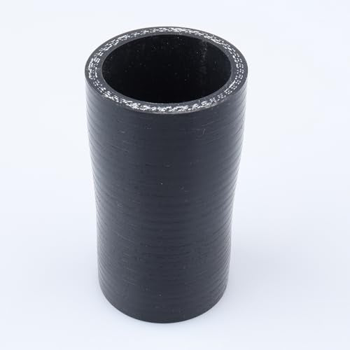 AC PERFORMANCE ID 1-3/8" to 1.25" Silicone Hose Straight Reducer Black - color: Black, size: ID 1-3/8" to 1.25" (35mm to 32mm)
