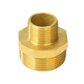 1-1/2" x 1-1/4" Male Threaded Hex Nipple Reducer Brass NPT Pipe Fitting Adapter Straight Connectors Pack of 1 - size: 1-1/2" x 1-1/4" -1 Pack