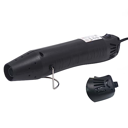 mofa Resin Heat gun,6.6ft Cable 300W Hot Air Gun for Crafting,Acrylic Paint Dryer Multi-Purpose Electric Heating Nozzle (Black Temp Regulation) - color: Black Temp Regulation
