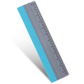 Wallpaper Smoothing Tool, Professional Vinyl Squeegee with Ruler | Felt Squeegee for Vinyl Decals Sticker Paper Wallpaper Window Film Tools (Gray, 12inch) - size: 12in Gray