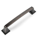 Amerdeco 10 Pack Oil Rubbed Bronze 5 Inch(128mm) Hole Centers Kitchen Cabinet Pulls Hardware Kitchen Handles for Cabinets Cupboard Handles Drawer Pulls - color: Oil Rubbed Bronze, size: 5" hole center