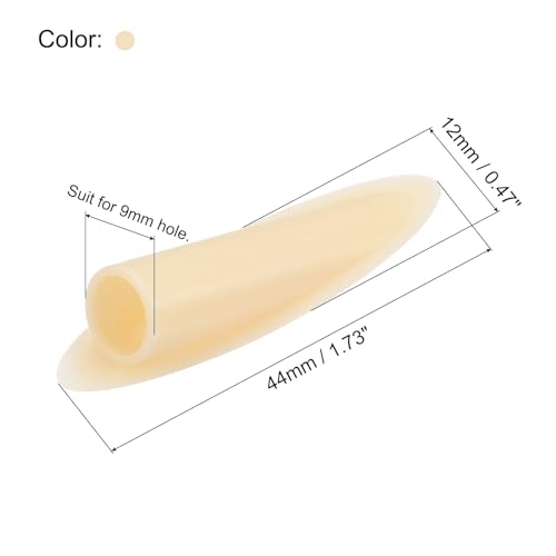 MECCANIXITY 9mm Plastic Pocket Hole Plugs,Wood Plugs for Pocket Hole Jig Working Tool Accessories,Khaki Pack of 100 - color: Khaki