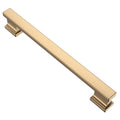 Alzassbg Champagne Bronze Cabinet Pulls and Handles 10 Pack, AL3061TGP - color: Champagne Bronze, size: 6-1/4" Hole Center