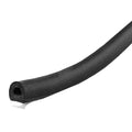 MD Building Rubber Auto & Marine Weatherseal, Black, 17ft | EPDM Rubber Material, Peel-and-Stick Backing, Cut-to-Length Strip, Seals Drafts Moisture Dust Insects - size: 17 Ft.