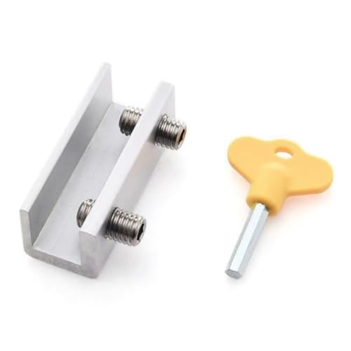 Sliding Window Locks, 5 Pack Aluminum Alloy Window Lock with Key, Security Window Locks for Vertical and Horizontal Sliding Windows, Easy Installation