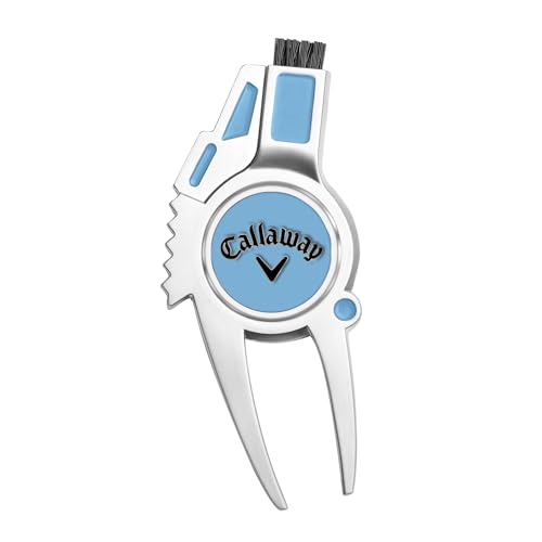 Callaway 4-in-1 Golf Divot Repair Tool - color: Carolina Blue