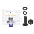 DTGN M5-0.8x16mm Phillips Pan Head Machine Screw W/Washer Black 60Pcs - size: M5-0.8x16mm