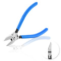 Wire Cutters Flush Cutters for Jewelry Making, Ultra-Sharp Side Cutters, CR-V Diagonal Cutters for Crafting, Flush Cut Pliers for Soft Copper Wire, Floral, Circuit Board (6" 1Pack) - size: 6" 1Pack