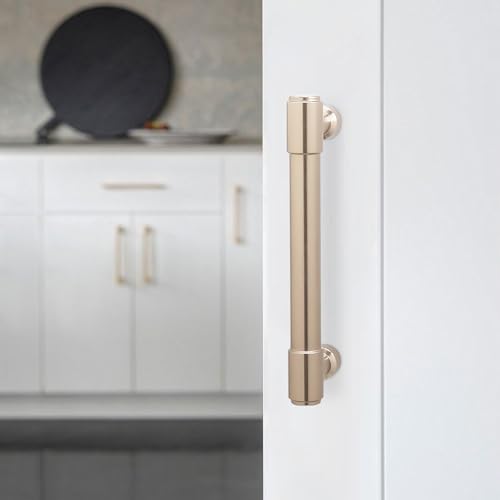 10 Pack 3-3/4 Inch(96mm) Cabinet Pulls Champagne Bronze Kitchen Cabinet Pulls Alloy Drawer Pulls Solid Cabinet Hardware - color: Champagne Bronze, size: 3-3/4'' Hole Center(96mm)