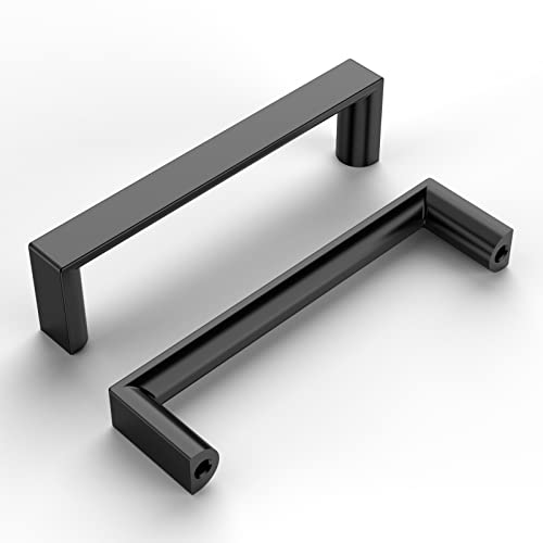 10 Pack 3 Inch Matte Black Cabinet Pulls, Black Kitchen Hardware | Heavy-Duty Solid Zinc, Screws Included, Easy to Install, Durability, Modern, Kitchen Cabinet Pulls for Drawers Dressers - color: Matte Black, size: 3"/76MM Hole Center, style: 10 Pack