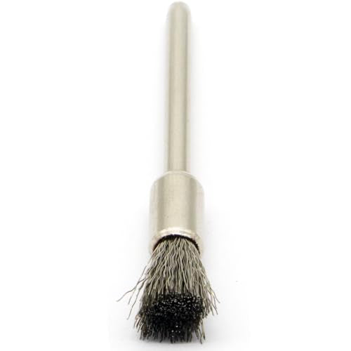20PCS Wire Brushes - Metal Rust Removal, Polishing, Cleaning - 6mm Diameter, 3mm Shaft - Removes Burrs, Dust, and Oxide Layer - Handles Rough Surfaces - Designed for Industrial and DIY Enthusiasts - style: Wire Brush 3*6mm 20PCS