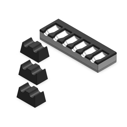 MagAttach Socket Extension Organizers (1/4", White/Black) - color: White/Black, size: 1/4"