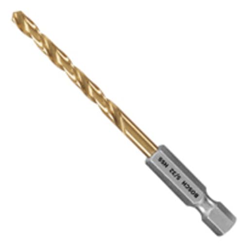 Bosch TI2137IM 5/32 in. Impact Tough™ Titanium Nitride Coated Drill Bit - size: 5/32 in, style: Industrial