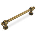 10 Pack Antique Brass Cabinet Pulls 5 Inch(128mm) Kitchen Cabinet Handles Cabinet Hardware for Drawer Pulls - color: Antique Brass, size: 5" Hole Center(128mm)