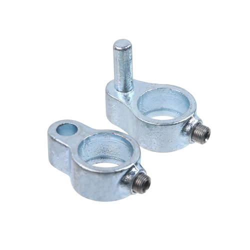 2 Sets 1" Chain Link Fence Gate Post Hinge, Removable Fence Hinges - size: 1"