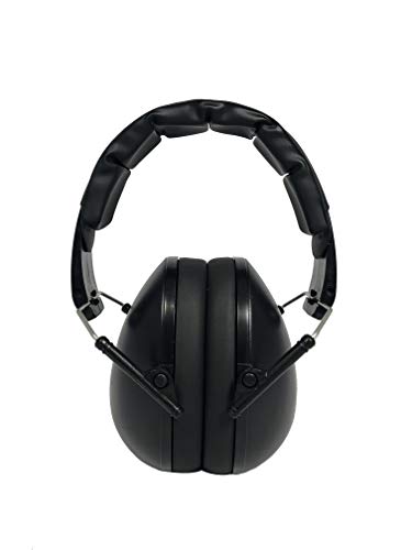 BANZ Kidz Earmuffs 2 Years & Older - Loud Noise Cancelling, Size Adjustable - color: Black