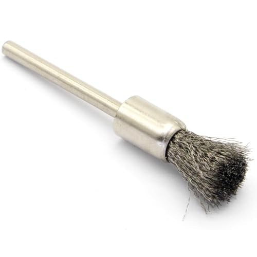 20PCS Wire Brushes - Metal Rust Removal, Polishing, Cleaning - 8mm Diameter, 3mm Shaft - Removes Burrs, Dust, and Oxide Layer - Handles Rough Surfaces - Designed for Industrial and DIY Enthusiasts - style: Wire Brush 3*8mm 20PCS
