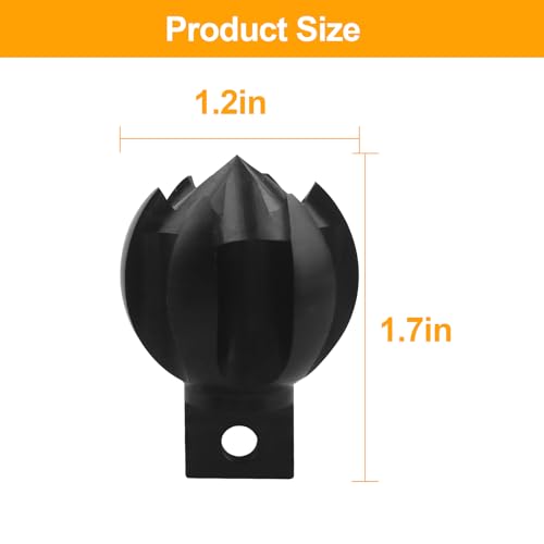 General Pipe Cleaners,Drain Snake Drill Attachment for ClogChopper,1-1/2CG&1-1/2 Inch Multi-Function Root Plumbing Auger Cutter Cleaning Tool,3552369
