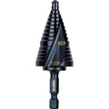 Klein Tools QRST11 Step Drill Bit, Quick Release Spiral Double-Fluted, 7/8 to 1-1/8-Inch, Hex Shank, Cut Steel, Wood, Plastic, Aluminum - size: 7/8 to 1-1/8-Inch, style: Quick Release