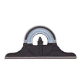 Starrett Protractor Head, for Combination Squares - color: Black Wrinkle-Chrome