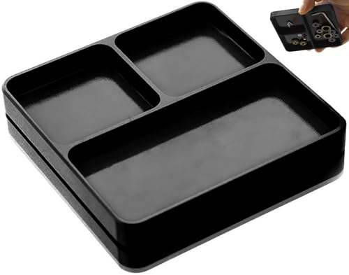 Magnetic Tool Tray for RC Car Drone Electronics Repair Small Parts - color: Black