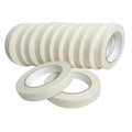 Lazybug studio Masking Tape 0.75 Inch, 12 Pack White Masking Tape, 3/4 Inch x 55 Yards x 12 Rolls，660 Yards in Total - size: 0.75 Inch Wide