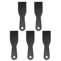 HARFINGTON 5pcs Putty Scraper 2" Width 6mm Thin Width 6mm Thin Flexible Plastic Putty Knives for Taping Drywall Spreading Painting Wall Scratching - color: Black, size: 2"