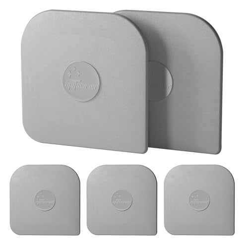 Pan Scraper, 5 Pcs Pot & Dish Scraper Plastic, Sturdy Scraper Kitchen Tool, Grey - color: Gray, size: 5 Pcs
