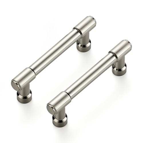 Ravinte Brushed Nickel Kitchen Pulls Cabinet Handles 3 Inch 10 Pack - color: Brushed Nickel, size: 3 Inches Hole Center