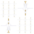 50 pcs Drywall Anchors, Hollow-Wall Anchors with Screws - color: White-25pcs