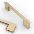 Asidrama 10 Pack 3.75 Inch(96mm) Brushed Brass Kitchen Cabinet Handles, Cabinet Pulls Kitchen Cabinet Hardware for Cupboard Drawer Pulls - color: Brushed Brass, size: 3.75" Hole Center(96mm), style: 10 Pack