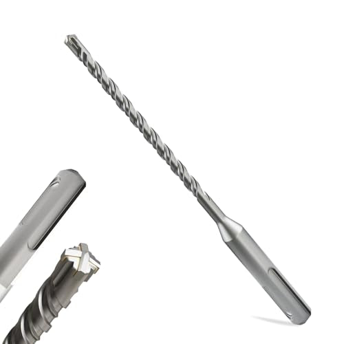SDS Plus Rotary Hammer Drill Bits, (1/4"*6"-6.5mm*160mm) - 4 Carbide Cutting Edges, Ideal for Masonry| Heavy-Duty Masonry |Hammer Drill Bits for Precision Drilling - size: (6.5mm*160mm)