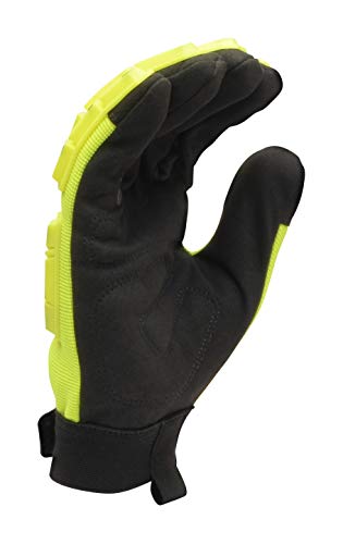 Walker's Men's Impact Resistance Poly Glove | Durable Anti-Shock Polyurethane EN388 Padded Work Safety Glove w/Impact Bumpers, Medium - style: Medium