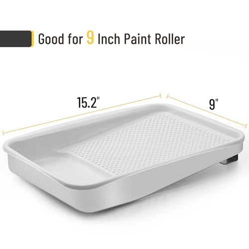 Bates 9 Inch Paint Tray Liners - 21 pcs, One Metal Tray with 20 Plastic Liners - size: 9 Inch, 21 pcs