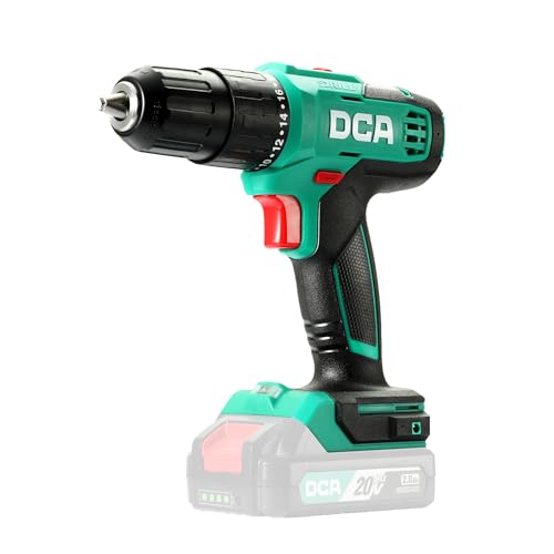 DCA 20V Cordless Hammer Drill, 354 In-lb Torque, 1/2" Keyless Chuck, 22500 IPM, 2 Variable Speeds, 18+1+1 Position, Power Impact drill (Battery and Charger not Include, tool only) ADJZ2035i13Z - style: 354 In-lb hammer drill(TOOL ONLY)