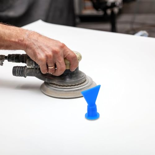 Ipetboom Flat Caulk Tip Applicators, 2-Piece Threaded Nozzle Adapter Set, Caulking Gun Tool for Smooth Beads and Clean Finishes on Trim, Molding and Bodywork