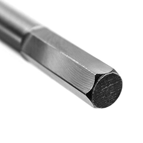 QWORK® Wood Auger Drill Bits, 12mm x 300mm, Cuts Shallow and Deep Holes in Wood, 1 Piece - size: 1/2 x 12 inch
