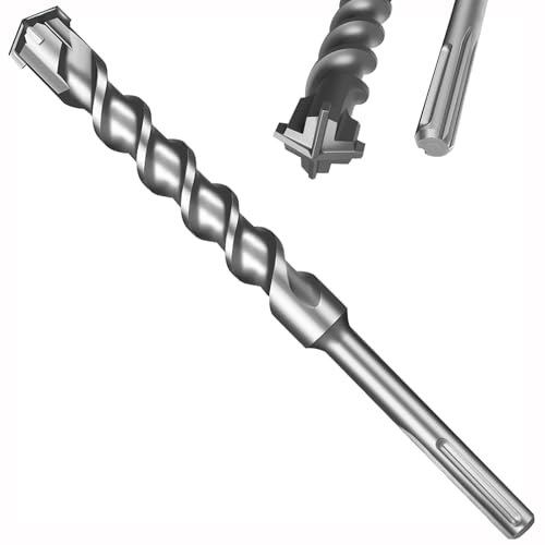 3/4" x 13" (340mm) SDS Max Concrete Drill Bit, 4-Cutter Cross-Head Heavy-Duty Masonry Bit with Extended Length Design for Deep Drilling, Upgraded Tempered for Stone & Brick - size: 3/4" x 13" (340mm)