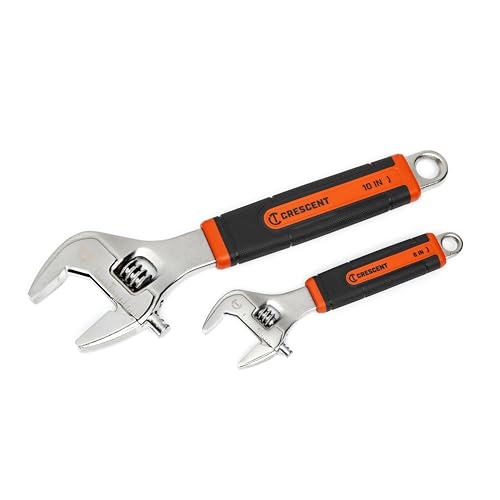 Crescent 2 Piece 6" & 10" Quick-Fit-Jaw Wrench Set | AC3610CVS - style: 6" & 10"