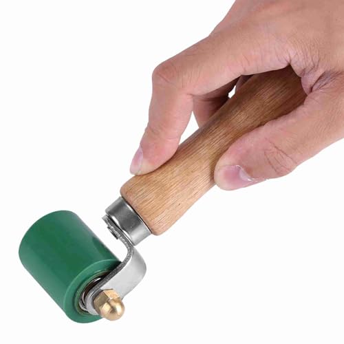 40mm Silicone Hand Pressure Roller, High Temperature Resistant Seam Hand Pressure Roller for Roofing PVC Welding Tool