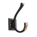 HARPOON 5 Pack Prong Hook, Heavy Duty Two Flared 4.3 inch Coat Hooks, Wall Mounted with 4 Screws, Utility Hooks Oil-Rubbed Bronze - color: Oil Rubbed Bronze