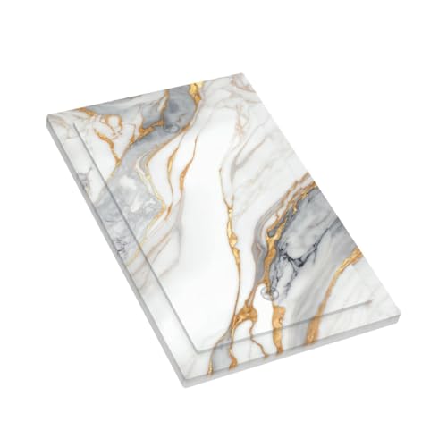 White Gray Gold Marble Light Switch Cover Decorative Wall Plate - color: Single Blank