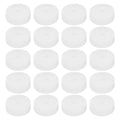 PATIKIL Silicone Rubber Flat Washer, 20 Pcs 1.18" OD x 0.31" ID x 0.39" Thickness Sealing O Ring Water Hose Gasket Assortment Kit Heat Resistant Washer for Plumbing Valve Machinery, White - size: 1.18" OD x 0.31" ID x 0.39" T