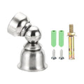 uxcell 2.8" Magnetic Door Stoppers, Wall Floor Mounted Magnetic Door Catch Holder, Stainless Steel Door Stops for Bedroom, Bathroom, Kitchen, Office, Silver - size: 2.8"