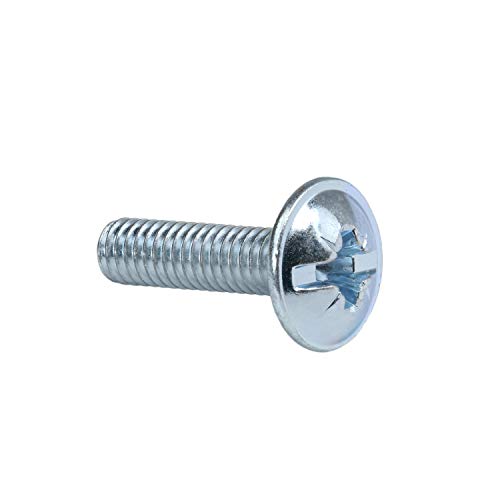 25 Pack Multipurpose Furniture Screws Cabinet Panel Connector Binding Barrels, 27mm (1-1/16") Sleeve with 16mm (5/8") Universal Head Inter Screws, M4 Bolts