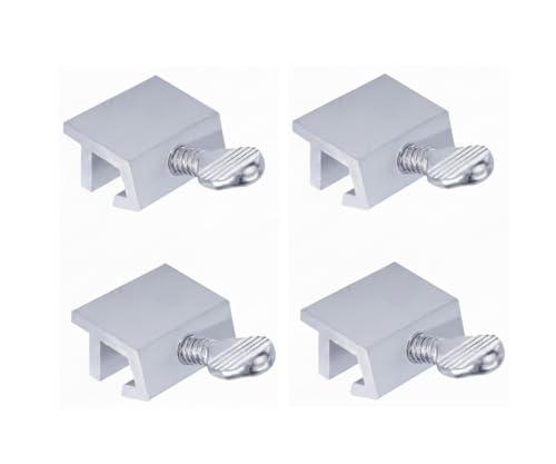 4PCS Aluminum Sliding Window Locks – Security Locks for Metal Horizontal Sliding Windows (Pack of 4)