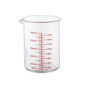 High Borosilicate Glass Measuring Cup-V-Shaped Spout,500ml(16OZ) Glass Measuring Beaker for Kitchen or Restaurant, Easy to Read - size: 500ml (16oz)