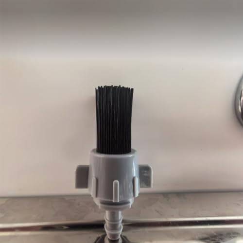 Espresso Machine Cleaning Brush with 36 Inch Silicone Hose Steam Wand Tool - color: 2 PCS replacement brush heads
