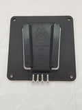 PAW International Black Polymer (Plastic) RV TV Bracket | VESA 100x100mm | Wall Mount, Female Sold Separately | Mates with Polymer Wall Mounts on Many Forest River RV's (not Steel Wall Mounts)