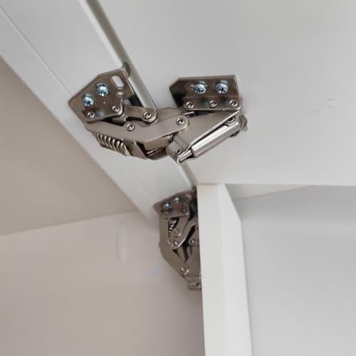 RV Soft Close Cabinet Hinges for Motorhome, Caravan, Camper & Travel Trailer - 4pc Overhead Cabinet Hinges